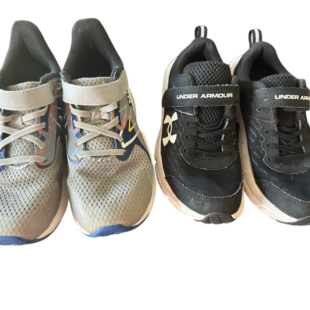 Under Armour and New Balance Kids' Athletic Shoes